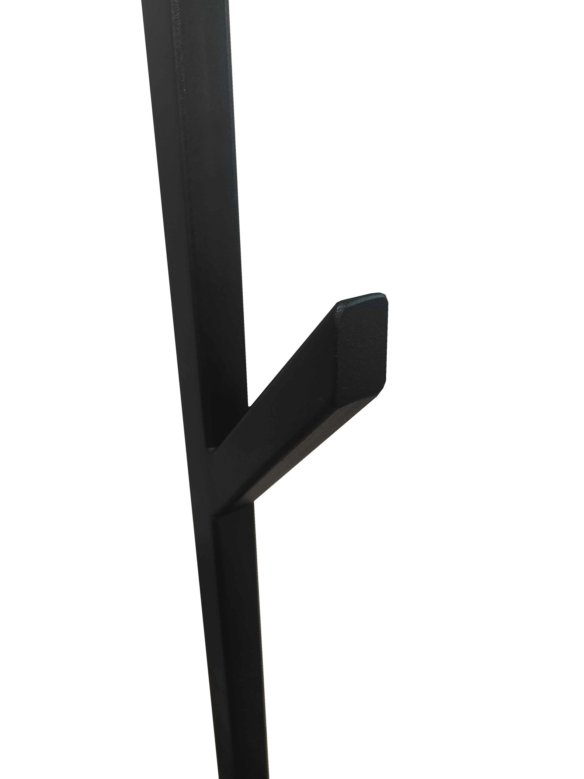 Wieszak loft ścienny pionowy metalowy czarny LAFURA industrialny 100 cm - obrazek 4