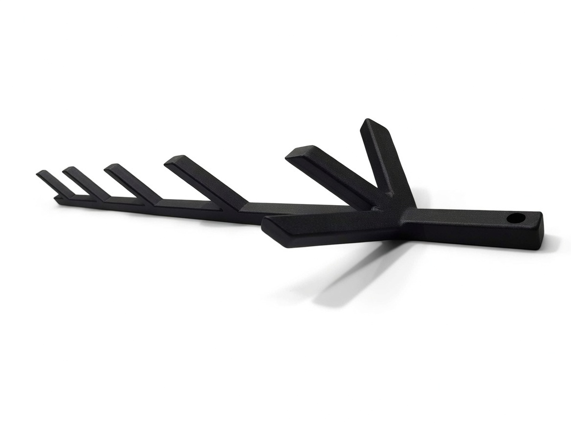 Wieszak loft ścienny pionowy metalowy "Sword'o 7" Industrial 100 cm - obrazek 4